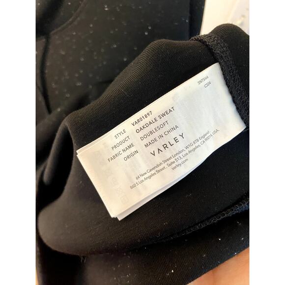 Varley Betsy Sweatshirt Black size L large - Picture 5 of 6